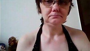 Naughty Grandma Gets Naked